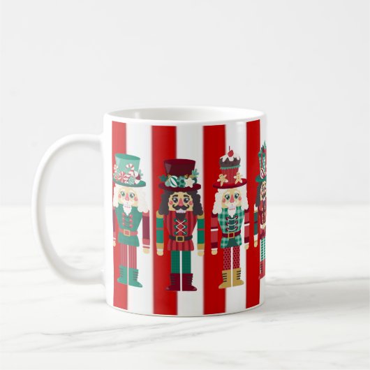 Nutcrackers Noël Café Mug cadeau de Noël (Gauche)