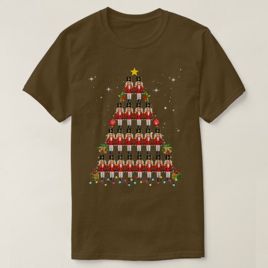 Nutcrackers Toy Christmas Tree Nutcracker Funny X T-shirt (Design voorkant)