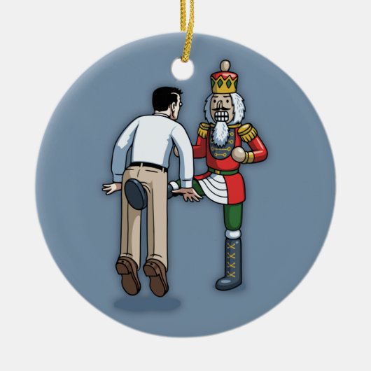 Nutcrackin' Keramisch Ornament (Voorkant)