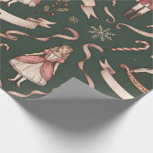 Nutcraker Elegant  Cadeaupapier (Hoek)