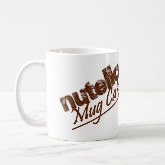 Nutella Mug Cake Mug Koffiemok (Links)