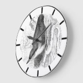 Nuthatch British Bird Grande horloge (Angle)