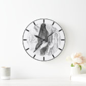 Nuthatch British Bird Grande horloge (Maison)