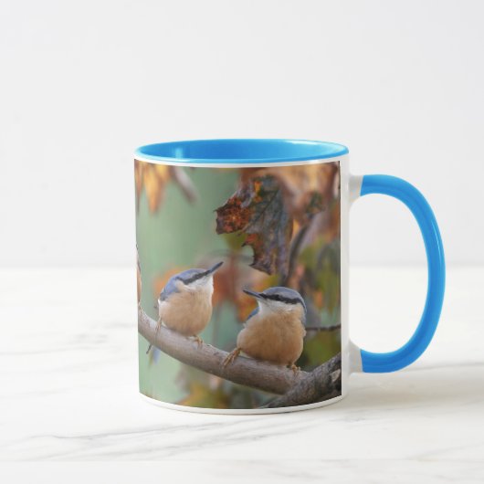 Nuthatch collage mok (Rechts)