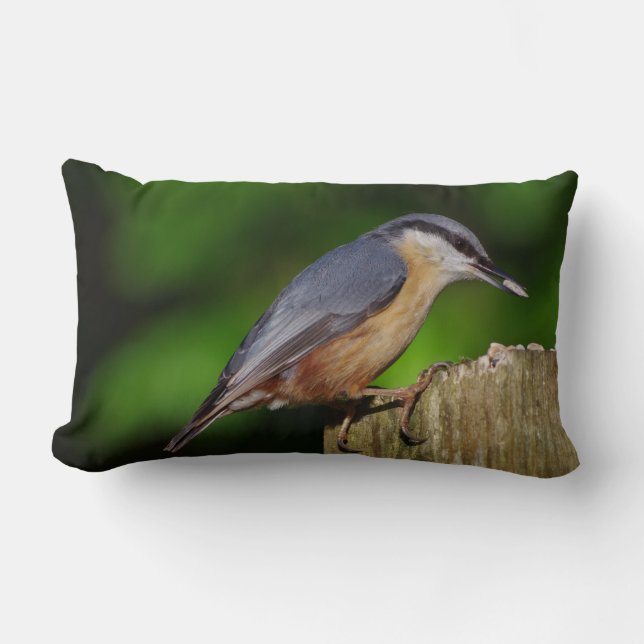 Nuthatch Cushion Kussen (Voorkant)