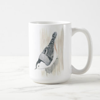 Nuthatch-Mok met witte borstkas Koffiemok