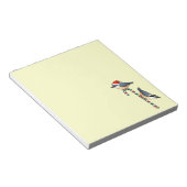 Nuthatch Santa Notitieblok (Schuin)