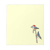 Nuthatch Santa Notitieblok (Voorkant)