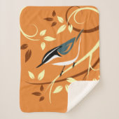 Nuthatch Sherpa Deken (Voorkant)