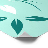 Nuthatch Stylized Bird Design Poster (Hoek)