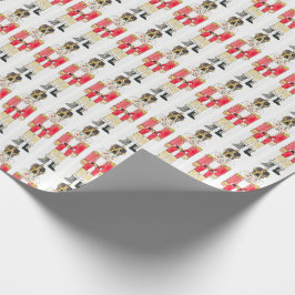 Nutkraker Art voor liefdadigheidscadeaupapier Cadeaupapier