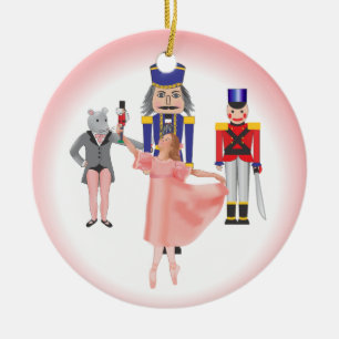 Nutkraker Ballet Cast Keramisch Ornament