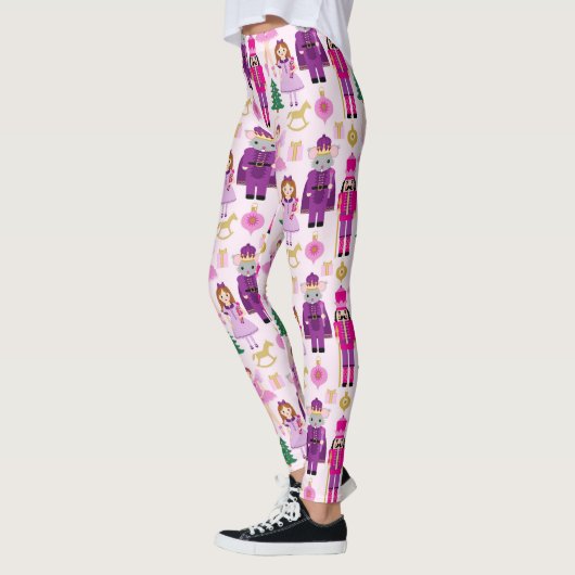 Nutkraker Ballet King Mouse Snowflake Leggings (Links)