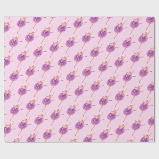 Nutkraker Ballet Sugarplum Fairy Wrapping Paper Cadeaupapier (Vlak)