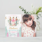 Nutkraker Birthday Girl Ballet Girl Suger Plum Kaart (Staand voorkant)