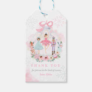 Nutkraker Birthday Land van Sweet Party Favor Cadeaulabel