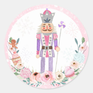 Nutkraker Birthday Land van Sweet Party Favor Ronde Sticker