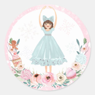 Nutkraker Birthday Land van Sweet Party Favor Ronde Sticker