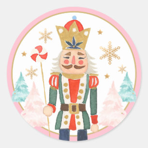 Nutkraker Birthday Sugar Plum Fairy Land van zoet Ronde Sticker