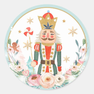 Nutkraker Birthday Sugar Plum Fairy Land van zoet Ronde Sticker