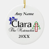 Nutkraker Clara Keramisch Ornament (Voorkant)