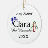 Nutkraker Clara Keramisch Ornament (Links)
