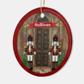 Nutkraker Eerste Kerstmis Aangepast Ornament (Links)
