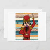 Nutkraker Figures Walnoten Briefkaart (Voorkant / Achterkant)