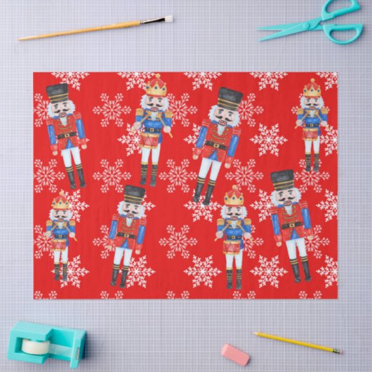 Nutkraker Git wrapping Weefselpapier Tissuepapier (Craft)
