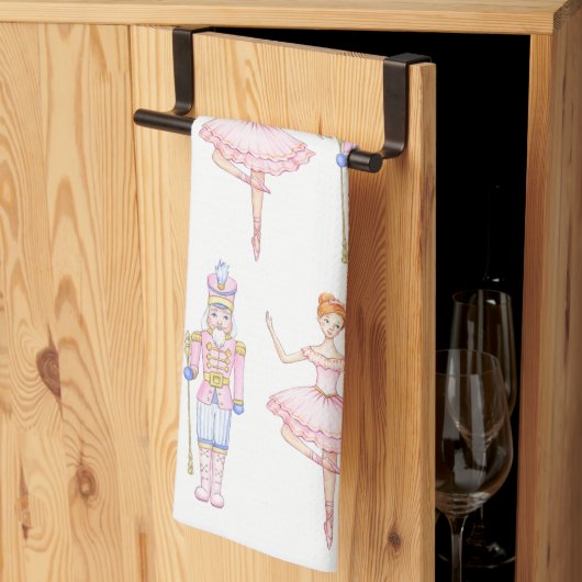 Nutkraker Grandmillennial kersttea Towel Theedoek (Derde Gevouwen)