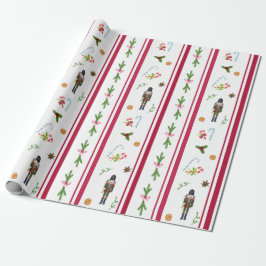 Nutkraker Holiday Wrapping Paper Cadeaupapier