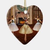 Nutkraker - Joyeux Noël French Heart Ornament (Rechts)