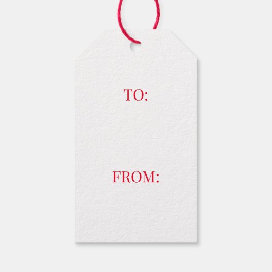 Nutkraker Kerstmis Cadeaulabel (Achterkant)