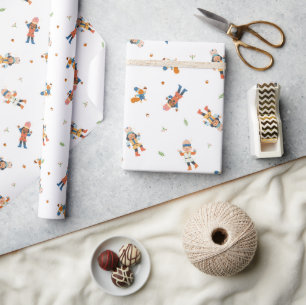 Nutkraker Kerstmis Cadeaupapier