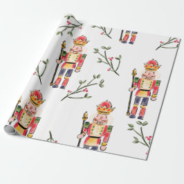Nutkraker Kerstmis Cadeaupapier