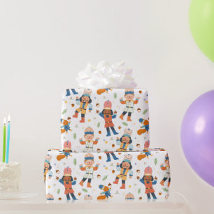 Nutkraker Kerstmis Cadeaupapier