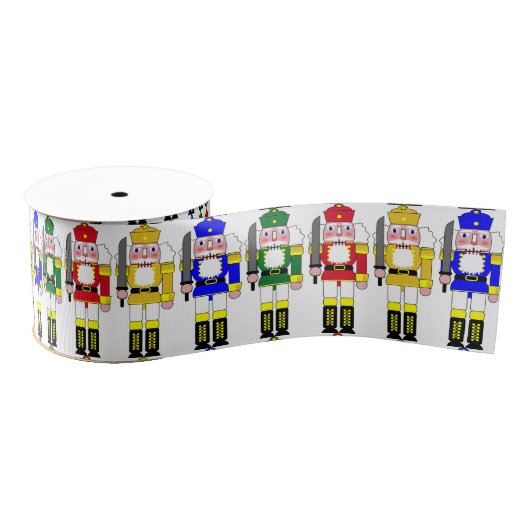 Nutkraker Kerstmis Grosgrain Lint (Spoel)