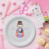 Nutkraker Kerstmis Papieren Bordje (Feest)