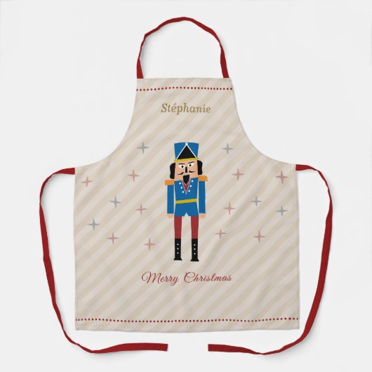 Nutkraker Kerstmis Schort (Voorkant)