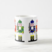 Nutkraker Kerstmis, speciaal gepersonaliseerd Koffiemok (Center)