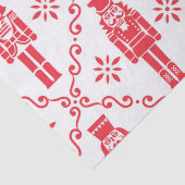 Nutkraker Kerstmis Tissuepapier (Detail)