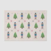 Nutkraker Kerstmis Tissuepapier (Voorkant)