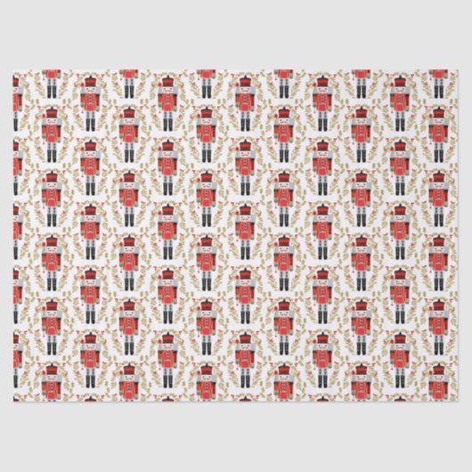 Nutkraker Kerstmis uit de Nutkraker Ballet Tissuepapier (Voorkant)