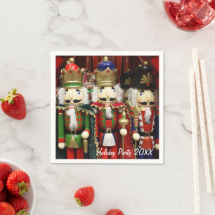 Nutkraker kerstsoldaten servet