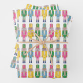 Nutkraker Light and Suite Gift Wrap Inpakpapier Vel (In situ)