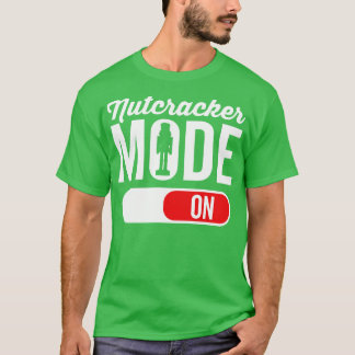 Nutkraker-modus op kerstmis met ballet t-shirt