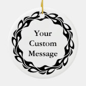 Nutkraker Mouse Keramisch Ornament (Achterkant)