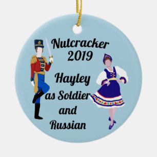 Nutkraker Ornament-Soldier en Russisch Keramisch Ornament