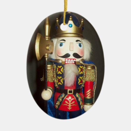 Nutkraker Ovaal Ornament (Voorkant)