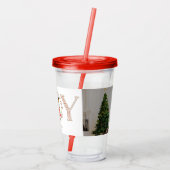 Nutkraker Prince Holiday Foto Acryl Drinkbeker (Achterkant)